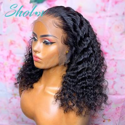 China Hd 4*4 Pixie Cut Short Curly Brazilian Silky Straight Transparent Hair Full Lace Wig For Black Women for sale