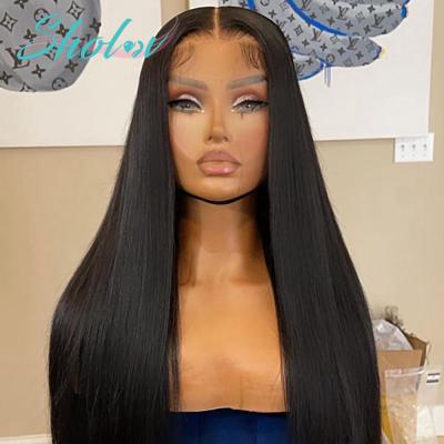 China Aliexpress China Alibaba China Silky Wave Hair Straight Lace Front Wig , Black Girl Women Hair Lace Front Wig Burgundy for sale