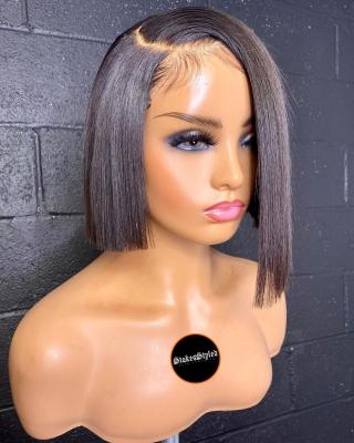 China Full Lace Wig 150% 180% HD Density Silky Straight Transparent Hair 10 Inches In Dubai, Full Wave Free Natural Hair Lace Wig Sample for sale