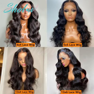 China Wholesale Body Wave Transparent Virgin Hair Brazilian Body Wave Wig No Part,Balage Part,Lace Hair Wigs U Transparent Tpart Wig for sale