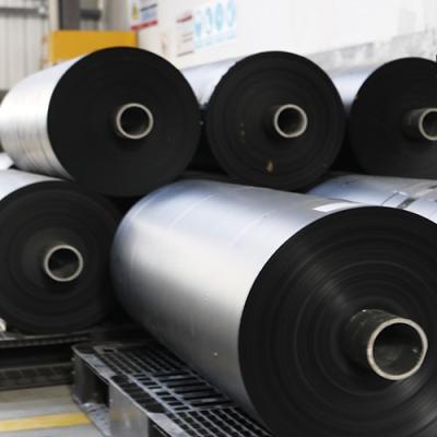 China Drei Schichten schwarze 0.26mm HDPE 260um Plastikfilm- zu verkaufen