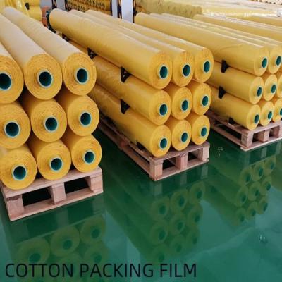 Chine Adhérence régulière coton de 0,075 - de 0.08mm enveloppant le film avec la basse résistance chimique à vendre