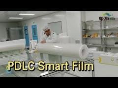 Conductive PDLC Smart Film Transparent / Opaque Switchable For Decorating