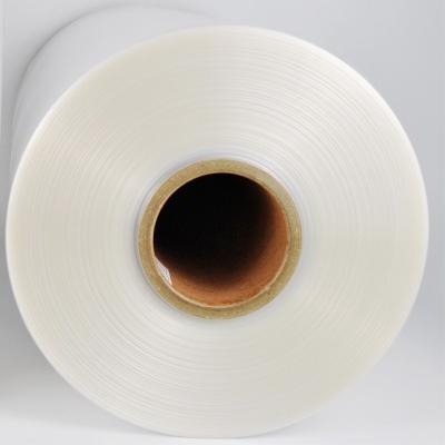 China 12.5 Micron Moisture Proof Center Folded POF Heat Shrink Film Wrap For Automatic Packing Machine for sale