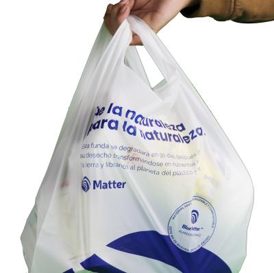 China Household Products Eco-friendly Plastic Biodegradable Cornstarch 100% Compostable Shopping Bags for sale