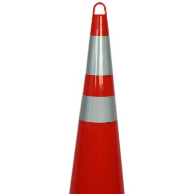 China High Visible Cone 36 Inch 900mm Fluorescent Orange PVC Road Traffic Safety Flat Cone for sale