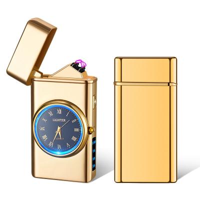 China Portable Windproof USB Arc Cigarette Lighter BBQ Candle Kitchen Lighter Outdoor Rechargeable Electronic Camping Lighter Smoking Accessories for sale