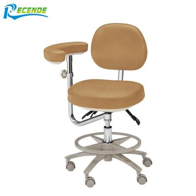 China BL-816G dental hospital 360 degree rotary dental research pu or leather materials table chair for doctor for sale