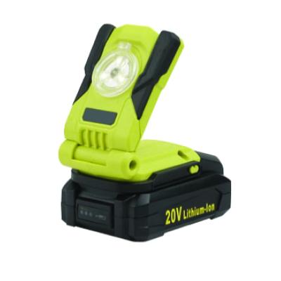 China 18V 20V Rechargeable Li-ion Cordless Flash Light Weight POF-PT04 Battery for sale