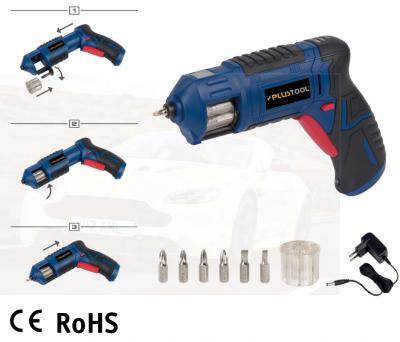 China 3.6V Battery Electric Cordless Screwdriver With Auto Power Bit Gun PTCSD329 for sale