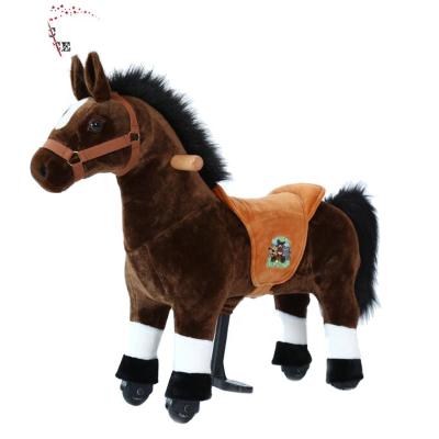 China Toy Mechanic Wooden Ride On Horse Toy For Kids, Magical Prince's Horse Baby Ride On Animal Toy for sale