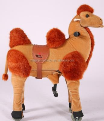 China Ride on Toy Small Cute Camel Walking Horse with Wheels Toys for sale