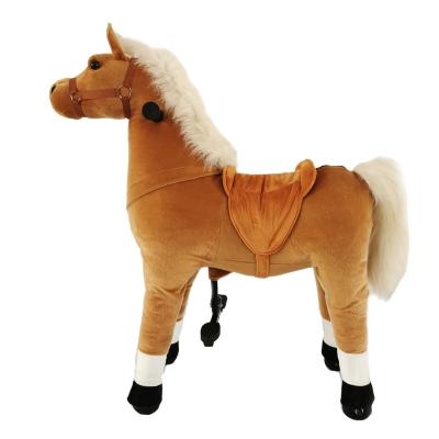 China Ride on Toy Magic animal ride on toys ride-ons for ages 7 and up, ATSM pass plush toys stuffed animals on wheels for sale for sale