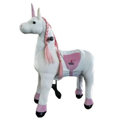 China Ride On Toy Pony Unicorn Toys Plush Walking Riders Play Unicorn Prince ASTM /EN Magic Animal Ride On Toys for sale