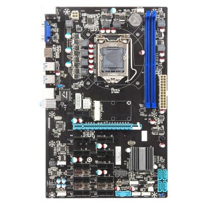 China EXPERT LGA 1151 B250 12 GPU Desktop Motherboard for sale