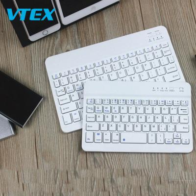 China Cheap 78 Key Mini Portable Wireless Keyboards White Color Radio for sale