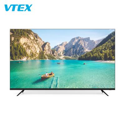 China OEM ODM Smart TV 4K UHD Frameless TV Wholesale Price USB LED Television 55 Inch Earphone TV for sale