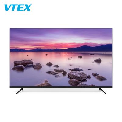 China Best TV China Price Televisions 55 inch 4K UHD Frameless Television Import dvb-s2 led television for sale