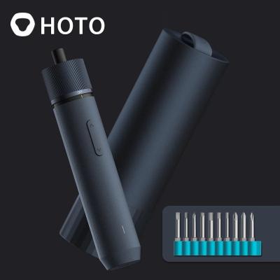 China HOTO Hot Sale Home Power Tools Light Strong Electric Screwdriver Machine Cordless Screwdriver Hometools for sale