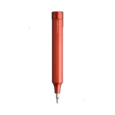 China HOTO Easy Maintenance Small Convenient Multifunctional 24 In 1 Screwdriver Home Tools Red Cinnabar 12*1.66*1.66cm for sale