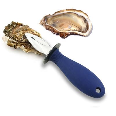 China Wholesale Disposable High Quality Multi Function Stainless Steel TPR Sturdy Handle Oyster Shelling Knife for sale