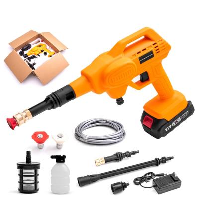 China ABS 21V Cordless Power Tool High Pressure Cleaner With High Pressure Hose for sale