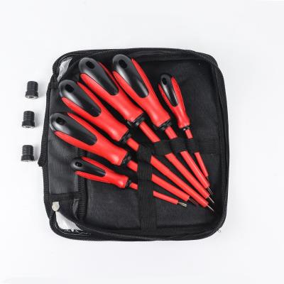 China Screwdriver 1000V VDE Insulated Special Steel Insulated Screwdriver Set S2 NEW By Electrician Screwdriver for sale