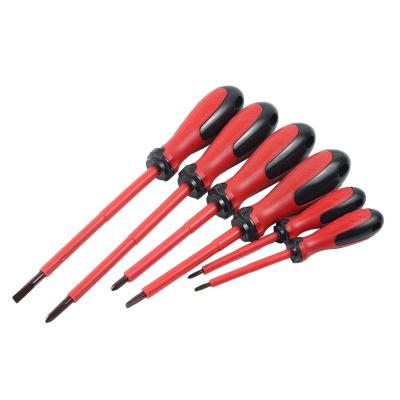 China Insulated Screwdriver With Magnetic Coil Screwdriver Set S2 Special Steel 1000V VDE Insulated Screwdriver for sale