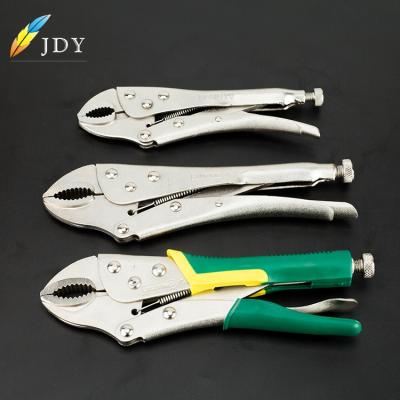 China MULTI FUNCTIONAL High Quality Carbon Steel Curved Locking Pliers Tool Kit Jaw Vise Handle for sale