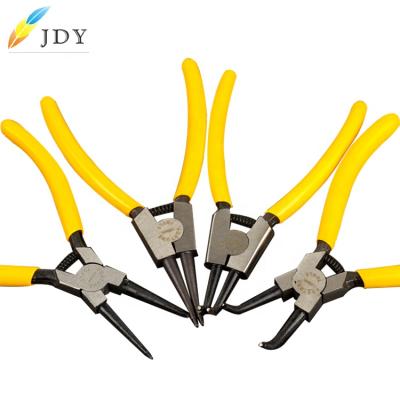 China Hot Selling Circlip Set of 4 Pieces of CR-V Steel Internal and External Spring Ring Pliers for sale