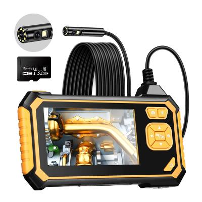 China 2600 mA Industrial Endoscopy Camera 1080P HD Digital Borescope Dual Lens Borescope for sale