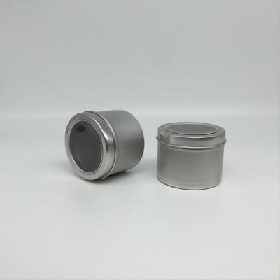 China 120ml 120g recyclable aluminum tin with window, aluminum can for sale