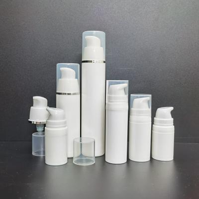 China ACP Cosmetic 5 10 15ml 30 50 ml Wholesale Vacuum Cream Airless Pump PP Bottle For Sample Packing for sale