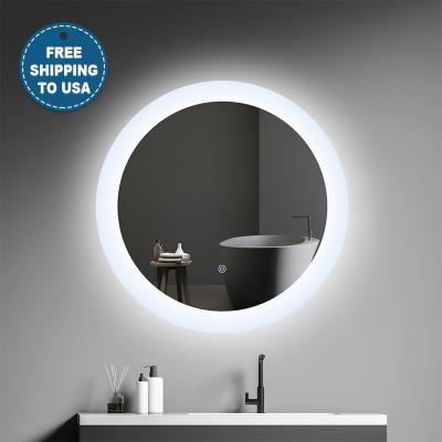 Chine Miroir de douche anti-brouillard UL 200*200 mm équipé de lumière pour une expérience de bain luxueuse à vendre