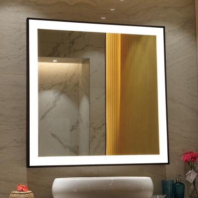 China Customized Wooden Mirror with Luxury Framed Design and 5mm Copper Free Silver Mirror for sale