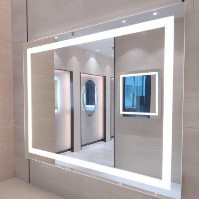 China Equipped Light and 50/60Hz Voltage Hotel Bathroom Mirror for Modern Bathroom Makeover for sale