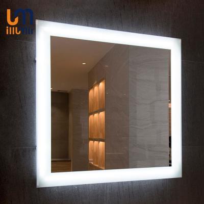 China Customized Large LED Bathroom Mirror Frameless Easy Installation And Cleaning for sale