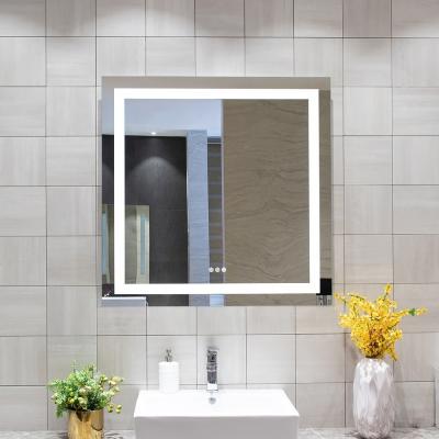 China Wall Mounted LED Bathroom Mirror with 5mm Polished Silver Mirror and Dimming Function for sale