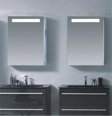 China Wall Hanging Led Medicine Cabinet Mirror Easy Installation Backlit Mirror Medicine Cabinet for sale