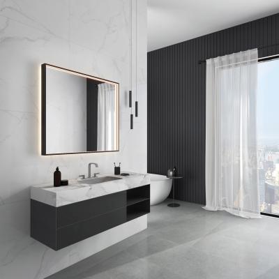 Chine Miroir de salle de bain de fabrication intelligente avec des options de température de couleur et un angle de brillance de 90 ° à vendre