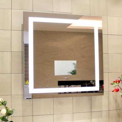 China 2700K/3000K/4000K/6000K Natural Warm Light Touch Screen Bathroom Vanity LED Mirror TV for sale