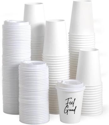 China Atops Recyclable Hot Selling Custom Disposable Coffee Single Wall Paper Cups With Lid For Cold-Hot Drink From China Source Factory for sale