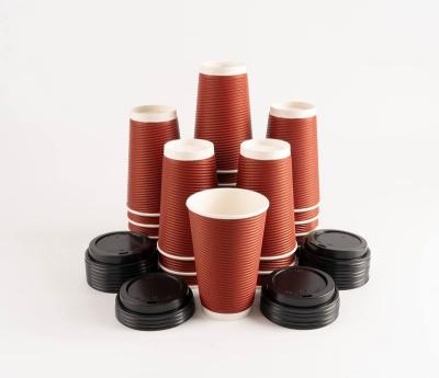 China No Wallpaper Cup Atops Disposable Paper Cup Double Design 16oz New Paper Lids for sale