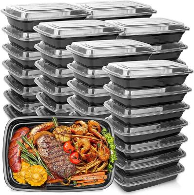 China Food Meal Prep Containers, 26 Ounce Microwavable Reusable Food Containers with Lids for Food Preparing Disposable Bowls for sale