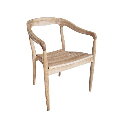 China Good Quality Wooden Wholesale Classic Natural Wooden Dining Armchairs for sale