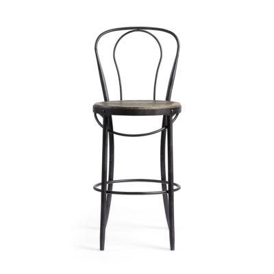 China Classic Cross Bar Chair Oak Chair With More Contemporary Bistro Counter Stools for sale