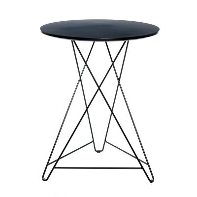 China Modern Simple Creative Bar Metal Outdoor Round Table for sale