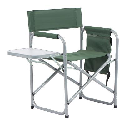 China Fishing Outdoor Camping Aluminum Chair Manager Chair With Side Table Attached M306 for sale