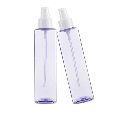 China Custom Cheap Wholesales Household Products Empty Plastic Shampoo Hairspray Pump Bottle Pet 200ml Lotion Bottle For Shampoo for sale