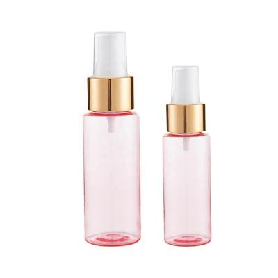 China Hot Selling 60ml Household Products Mini Bottle Mini Bottle Spray Spray Printing Plastic Screw Cap Screen Printing PET Silk Lotion Bottle for sale